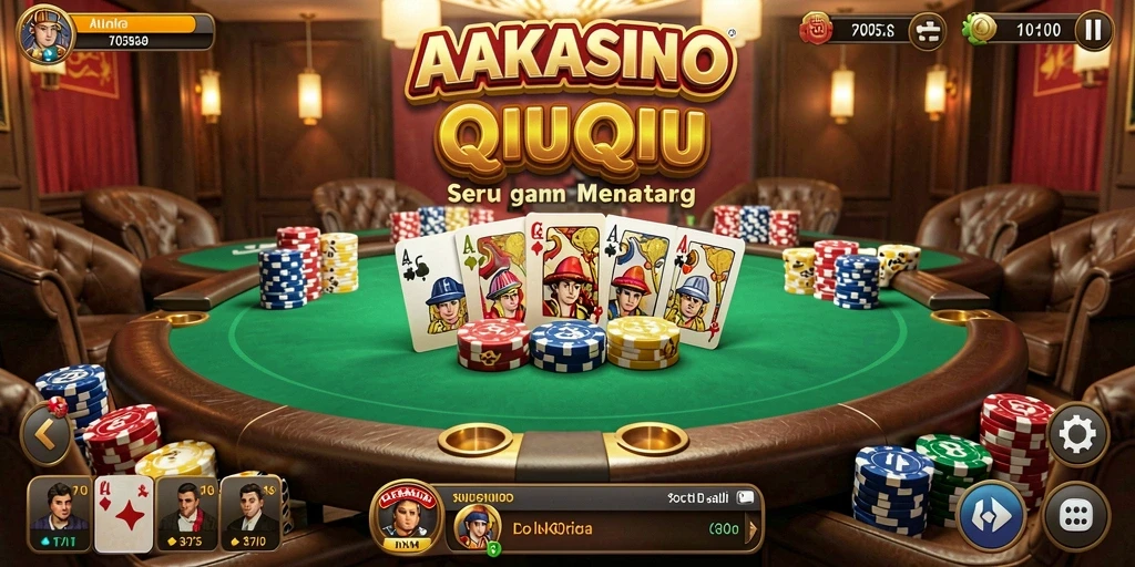 Gameplay seru QiuQiu di AAKASINO.