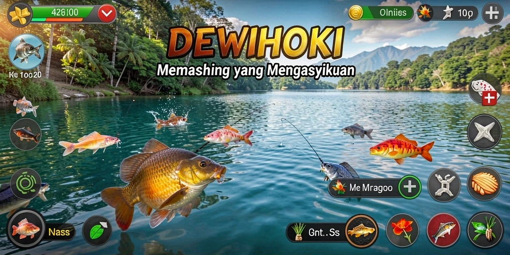 Tangkapan ikan yang menakjubkan dalam DEWIHOKI.