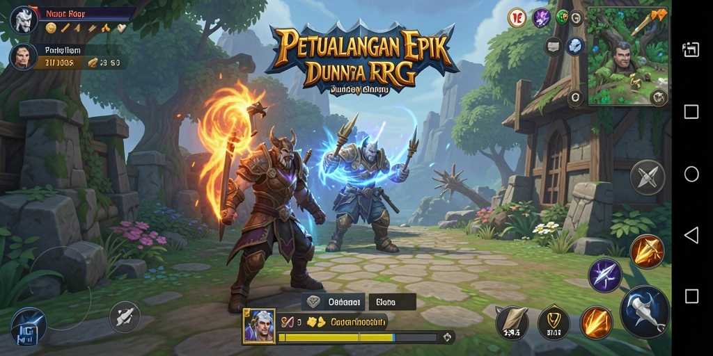 Tampilan menakjubkan dari gameplay RPG N06 yang mendebarkan.