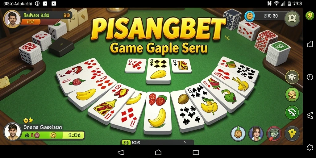 Tampilan seru gameplay Gaple di PISANGBET.