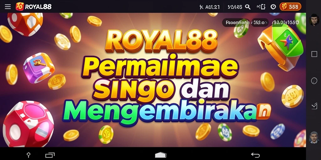 Tampilan gameplay seru dalam permainan Bingo ROYAL88.