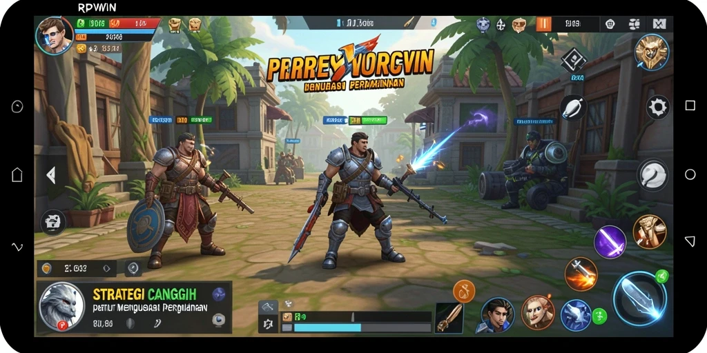 Tampilan gameplay RPWIN yang menegangkan dan memikat.