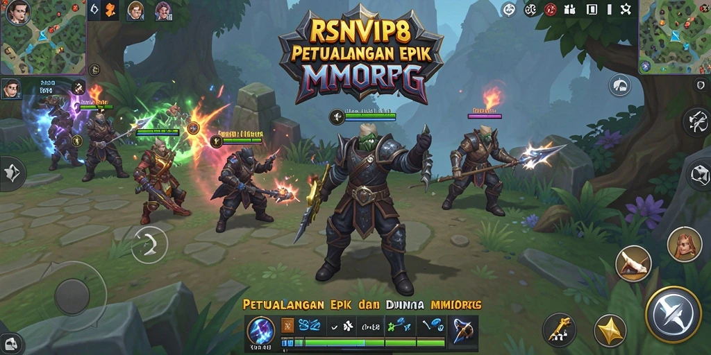 Tampilan gameplay RSNVIP8 yang mendebarkan dalam dunia MMORPG.