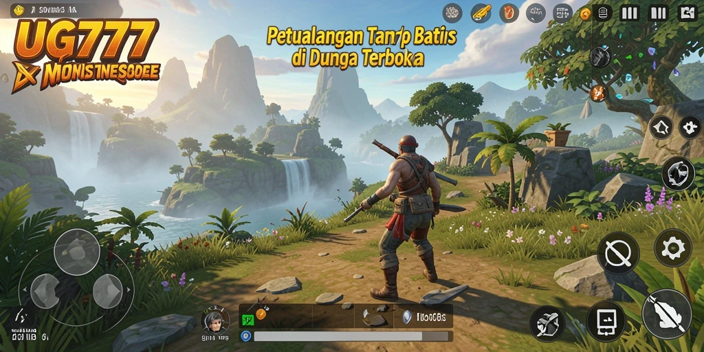 Screenshot UG777 menampilkan momen eksplorasi di alam terbuka yang menakjubkan.