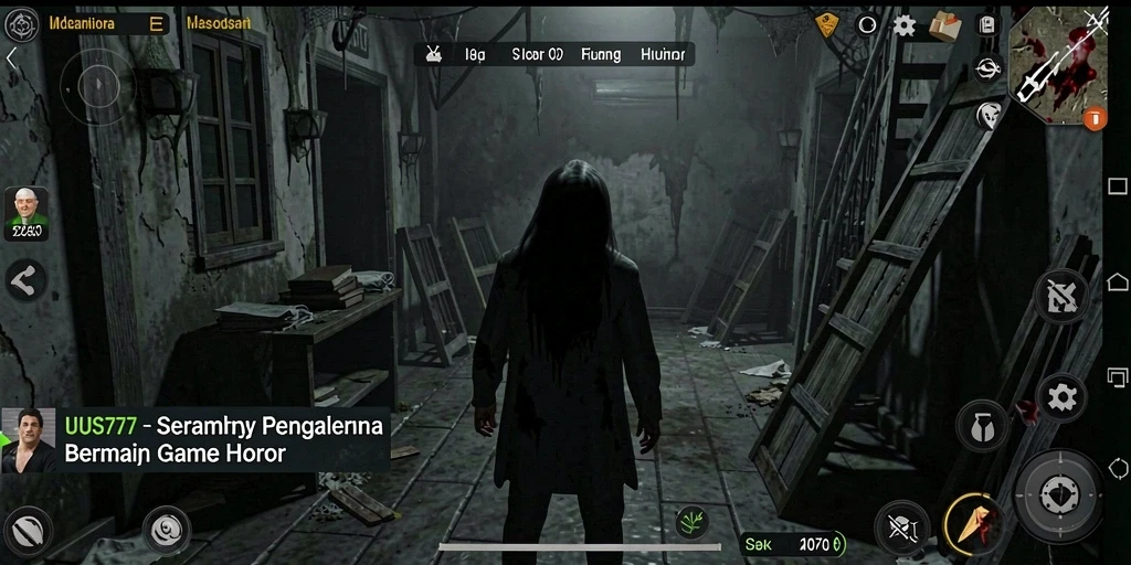 Gameplay menegangkan dengan suasana horor yang mencekam.