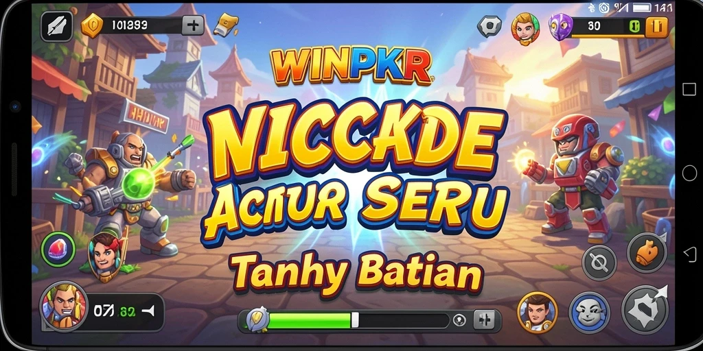 Tampilan gameplay seru WINPKR di tengah aksi Arcade.